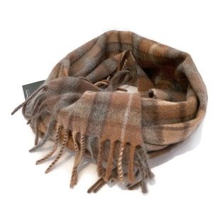 Plaid CASHMERE Gretna Green Scottish Wool Scarf NWT
